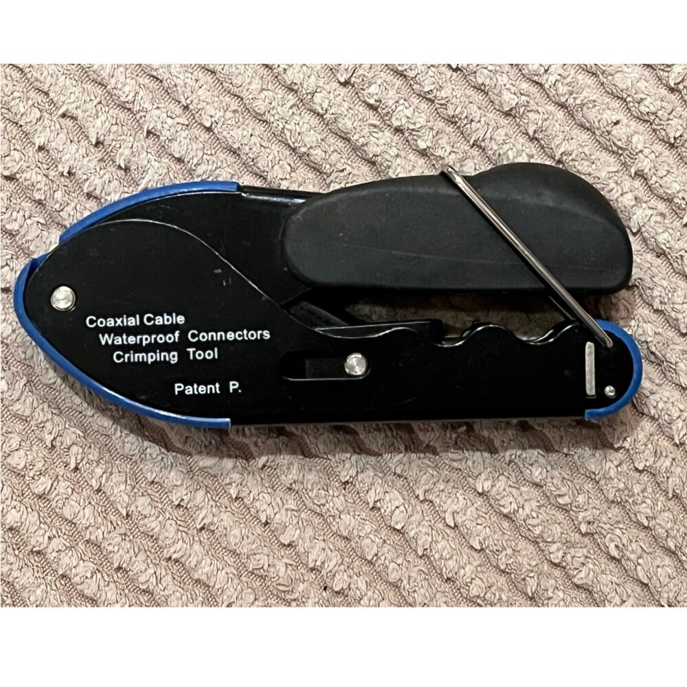 Coaxial Cable Waterproof Connectors Crimping Tool. Cable Crimping Tool